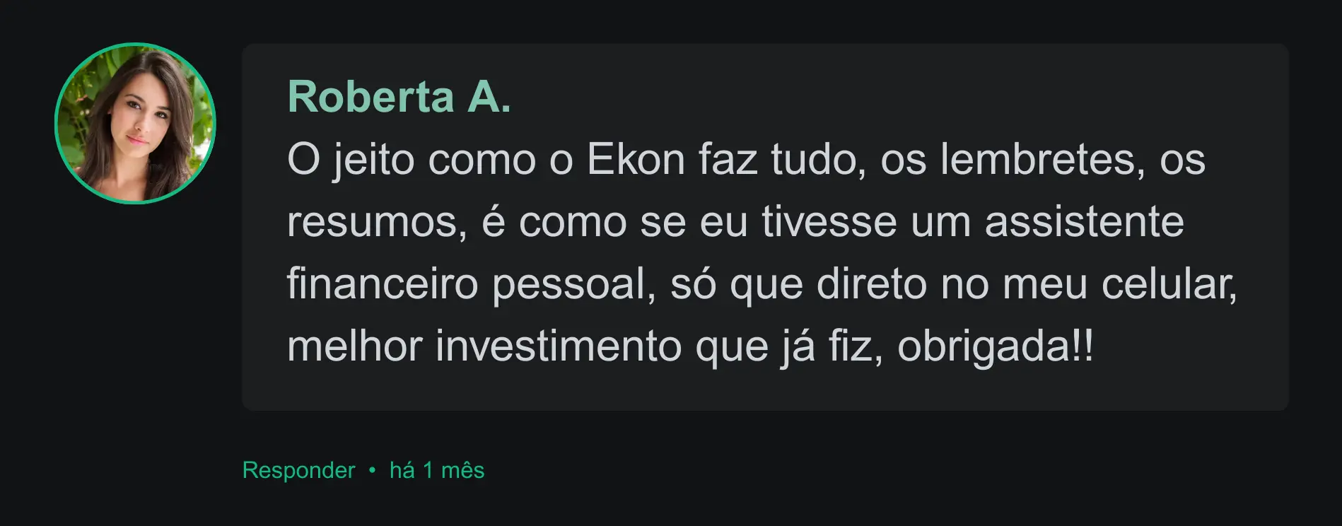 Depoimento da comunidade 4