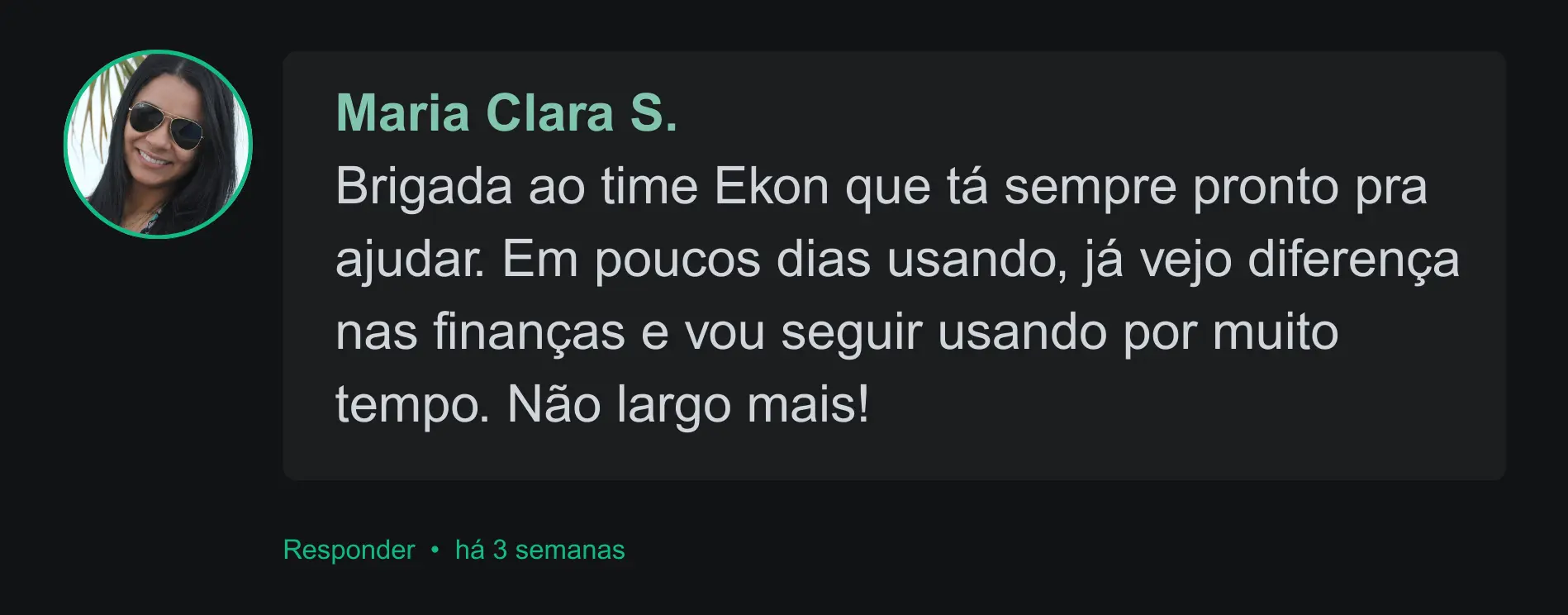 Depoimento da comunidade 6